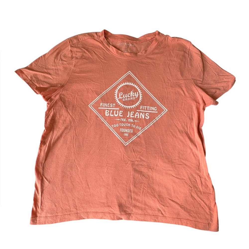 Lucky Brand Orange T-Shirt